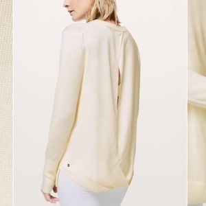 Lululemon Still At Ease Pullover Angel Wing / Angel Wing